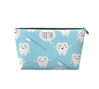 Dente, Borsa da toilette Borsa per trucco Borsa per cosmetici Borsa da toilette da viaggio portatile