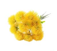 Dente di leone artificiale per accenti unici per la casa, perfetto per feste e celebrazioni (C130 giallo)