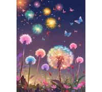 Dente di leone colorato fantasy Puzzle da 120 pezzi, puzzle per Adulti,120 pezzi Puzzles per Adulti e Bambini, puzzles per Gioco Familiare, Regalo Decorazione Puzzle Intelligente