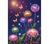 Dente di leone colorato Puzzle da 500 pezzi, puzzle per Adulti,500 pezzi Puzzles per Adulti e Bambini, puzzles per Gioco Familiare, Regalo Decorazione Puzzle Intelligente