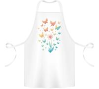 Dente di Leone Farfalla Pianta Giardinaggio Cotone Grembiule 100% Biologico