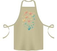 Dente di Leone Farfalla Pianta Giardinaggio Cotone Grembiule 100% Biologico