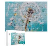 Dente di leone pittura divertente puzzle di legno arte pittura immagine puzzle decorazione regali 300/500/1000 pezzi