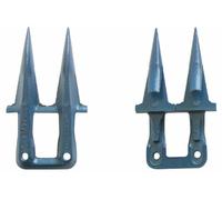 Dente Doppio Semifitto Ama Ricambio Barre Falcianti - 2 pz Made in Italy
