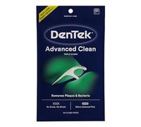 Dentek Floss Picks Triple Clean 90 Count Bagged Menta