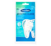 DenTek Sensitive Clean - 40 bastoncini di filo interdentale per gengive sensibili, denti stretti, pulizia dei denti interdentali, gusto menta, fluoride, stuzzicadenti