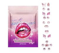 dentel Gems - Set di cristalli brillanti per denti alla moda | Gemme facili da applicare, durevoli e sicure per un sorriso brillante e creativo