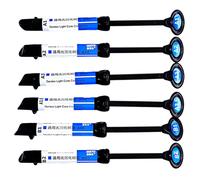 DENTEX Dental Syringe Universal Light Cure Composite Resin Shade 4g 9 shade