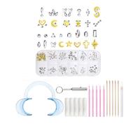 Denti Gemma Kit Fai da Te Cristalli Gioielli Alla Moda Pietre Preziose