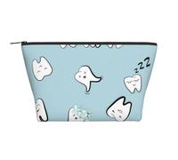 Denti Modello Dente Cartoon dentale, Borsa da toilette Borsa per trucco Borsa per cosmetici Borsa da toilette da viaggio portatile