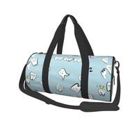 Denti Modello Dente Cartoon dentale, Borsone da viaggio di grande capacità Borsa rotonda Borsa da viaggio sportiva Borsa da viaggio Borsa da fitness