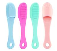 DentiCane 4 Spazzolini Per Cani, Spazzolino Piccola Taglia, Gatto, Cucciolo, Quattro Colori