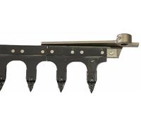 Ama Dentiera per Falciatrici 12 Denti con Testa Tranciata - Lunghezza 1,75 m, Adattabile a Gaspardo FB 940, Ideale per Agricoltura, Made in Italy