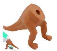 Dentifer per glutei, tappi per dentifricio drôle, tappi per dentificio dinosauro Coca | Spine per dentifricio a chiusura automatica per amici, familiari, adulti e bambini
