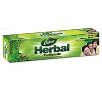 Dentifricio alle erbe Dabur con Tulsi, Babol, Akarkara - 200 grammi - Spedizi...