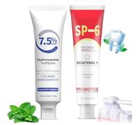 Dentifricio All'idrossiapatite MSDRWIKEY, Confezione Da 2 Per La Protezione Dello Smalto, Dentifricio All'idrossiapatite MSDRWIKEY Per La Protezione Dello Smalto (Mix/2 pezzi)