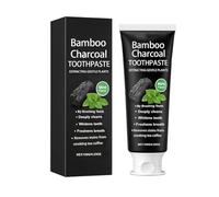 Dentifricio Antimacchia Al Carbone Di Bambù - Illumina L'aspetto Dei Denti, Pulisce E Fa Brillare I Denti, Facile Applicazione, Uso Quotidiano, Cura Mattutina E Notturna(1pcs)