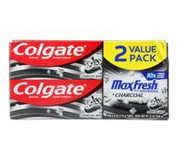 Dentifricio Colgate Max Fresh + Carbone e Menta (confezione da 2 da 6 once)