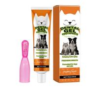 Dentifricio E Spazzola Per Cani - Forniture Portatili Per Rinfrescare Il Respiro - Kit Spazzola,Per Animali Domestici Di Tutte Le Dimensioni, Pulizia giornaliera