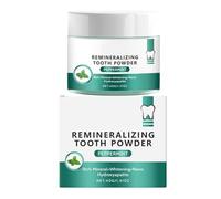 Dentifricio in Polvere Alla Menta for L'alito Fresco: Combatte L'accumulo Di Placca E Residui Di Cibo, Pulisce Aa Fondo I Denti, Elimina Rapidamente Gli Odori E Dona Una Freschezza Duratura(2pcs)