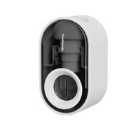 Dentifricio Montaggio a Parete Sprehiser, Dispenser automatico di Denti Visibile, Pad di aspirazione appiccicoso D, Accessorio da bagno Doccia (Nero/Grigio/Rosa)