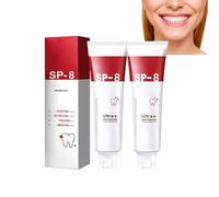Dentifricio probiotico SP8, Dentifricio probiotico Sp-8, Dentifricio SP-8, Sbiancamento denti Sp8, Dentifricio ultra sbiancante Sp-8, Rimozione macchie di alito fresco (2pcs)