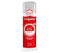 Dentifricio Pump Colgate Max White Radiant Glow 75ml, Denti 3 Volte Più Bianchi in 1 Settimana, Smart Dispensing,Formula a doppia azione, Rimuove le macchie superficiali, Previene le macchie