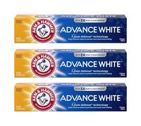 Dentifricio sbiancante alla menta Arm & Hammer Advance White 3x170 g antitartaro