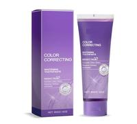 Dentifricio Sbiancante Viola, Rimuove le Macchie Superficiali, Sbianca I Denti, Protegge le Gengive, Rinfresca L'alito, Lascia Una Fragranza Duratura Ed È Facile da Usare(2pcs)