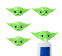 Dentifricio Squeezer, Confezione da 4 decorazioni divertenti per dentifricio con tappo di dentifricio, Dentifricio Cap Dispenser per Bambini, per Bambini e Adulti per la Maggior Parte dei Dentifrici