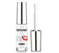 Dentifricio, Tooth Paint , Make Up Halloween, 5ml (Bianco) | Colore per Denti Nero Sicuro, Rapido e Realistico, Ideale per Halloween, Carnevale, Cosplay, Teatro, Pittura dei De