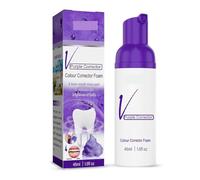 Dentifricio V34 Purple Toning Teeth Mousse - Illumina I Denti, Rimuove Macchie E Ingiallimento, Facile da Risciacquare in 15 Secondi(4pcs)