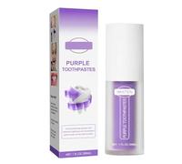 Dentifricio Viola V34, Riduce L'ingiallimento Dei Denti, Si Prende Cura Delicatamente di Denti E Gengive Sensibili, Illumina Il Sorriso E Rinfresca L'alito(2pcs)