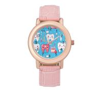 Dentista Denti Odontoiatria Denta Fashion Orologio da Donna Easy Reader Novità Slim Quarzo Casual Dress Orologi da Polso