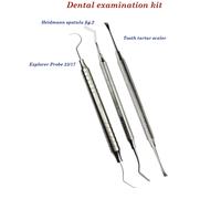 Dentista Esami Kit Sonde Bocca Specchi Heidmann Placca Rimozione Raschietto Ce