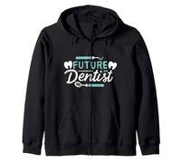 Dentista Future Dentist Odontoiatra Studio Studente Esame Felpa con Cappuccio