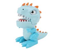 Dentista, gioco dei denti dei dinosauri con effetto sonoro giocattolo di dito morbido gioco interattivo per bambini che pungeva il gioco per le dita per la famiglia Entertainment (Azul)