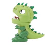 Dentista, gioco dei denti dei dinosauri con effetto sonoro giocattolo di dito morbido gioco interattivo per bambini che pungeva il gioco per le dita per la famiglia Entertainment (Verde)
