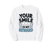Dentista Il Tuo Sorriso è la mia ricompensa Dental Professional Felpa