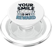 Dentista Il tuo sorriso è la mia ricompensa Dental Professional PopSockets PopGrip per MagSafe