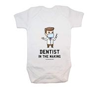'"dentista in the making" Body/Tutina baby, abbigliamento, carino, divertente, baby Boy, baby Girl, unisex, Hilarious, Cheeky, novità, Natale, baby shower, regali di compleanno, regali