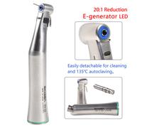 Dentista LED Fiber Optic 1:4.2/ 20:1 Implant Contra Angle Handpiece (Detachable)