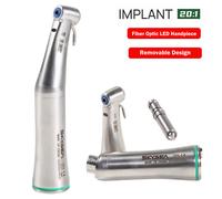 Dentista LED Fiber Optic 1:4.2/ 20:1 Implant Contra Angle Handpiece (Detachable)