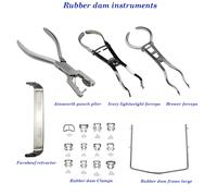 Dentistico Gomma Diga Strumenti Pinze Brewer Ainsworth Avorio Leggero Farabeuf