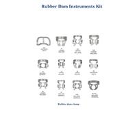 Dentistico Gomma Diga Strumenti Ricostituente Restauro Pinze Set Di 12 Ce