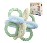 Dentizione e Anello di Presa per Bambini Massaggia Gengive Neonati Anello Massaggiagengive Facili da Afferrare Giochi Dentizione Neonato Giocattolo Dentizione in Silicone Senza BPA