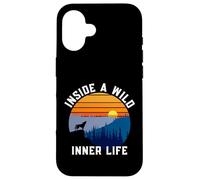 Dentro una vita interiore selvaggia Introverso Custodia per iPhone 16