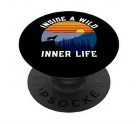 Dentro una vita interiore selvaggia Introverso PopSockets PopGrip Adesivo