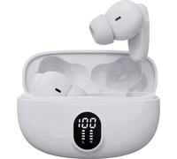 Denver 111191120620 TWE-57W WHITE Telefono cellulare Cuffie auricolari Bluetoot