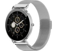 Denver SWC-394S Bluetooth 43mm AMOLED Argento IP68 SpO2 Pulsometro Tensiómetro
